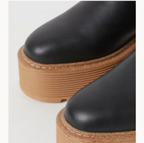 H&M High-profile two tone platform boots blogger's - Picture 3 of 9